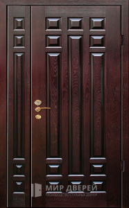 Дверь стальная двухстворчатая №3 - фото №1