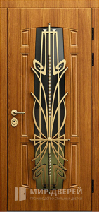 Металлическая кованая дверь №9 - фото №1