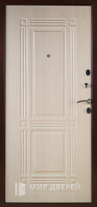Металлическая дверь обшитая МДФ панелью №179 - фото №2