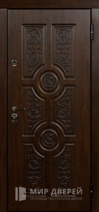 Дверь металлическая шпонированная входная №16 - фото №1