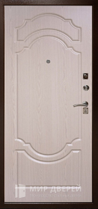 Металлическая дверь серая снаружи белая внутри №3 - фото №2
