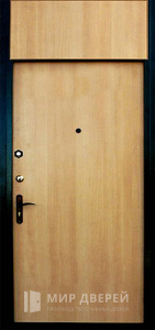Входная стальная дверь с верхней фрамугой №2 - фото №1