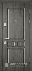 Сварная дверь шпонированная МДФ с фрезеровкой №12 - фото №1