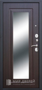Дверь стальная со шпоном и зеркалом №27 - фото №2